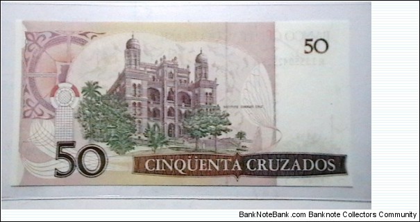 Banknote from Brazil year 1986