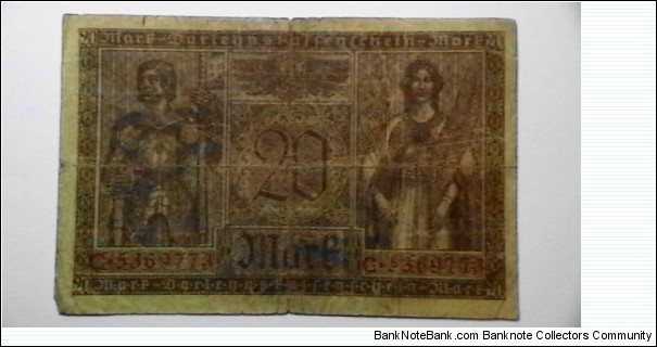 Banknote from Germany year 1918