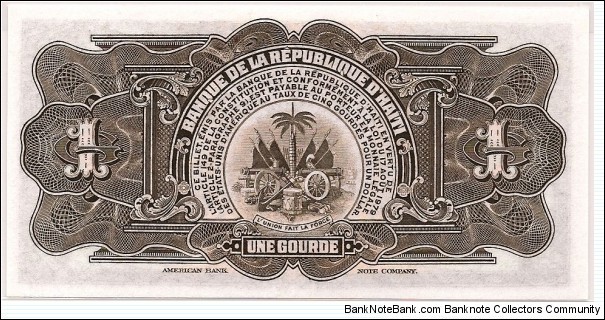 Banknote from Haiti year 1979