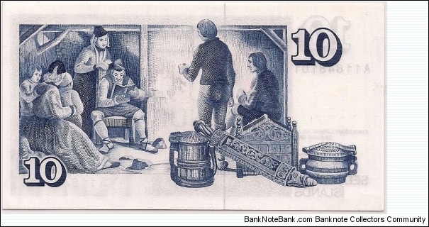 Banknote from Iceland year 1961