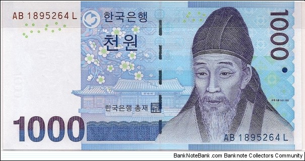 1000 Won Banknote