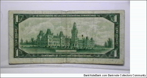 Banknote from Canada year 1967