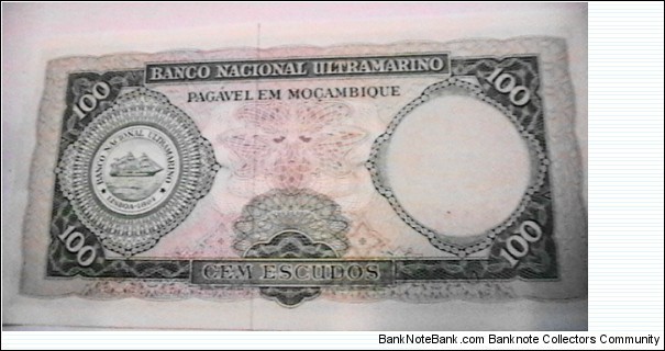 Banknote from Mozambique year 1961