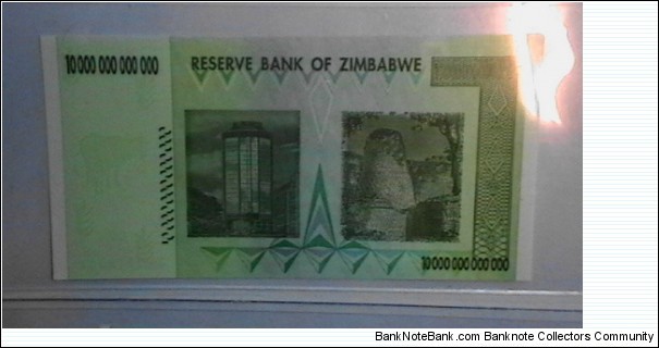 Banknote from Zimbabwe year 0