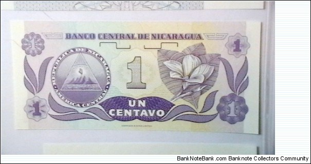 Banknote from Nicaragua year 1991