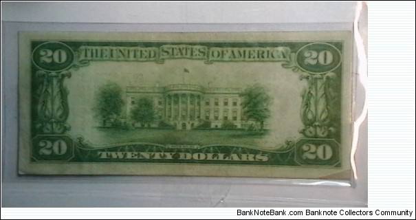 Banknote from USA year 1928