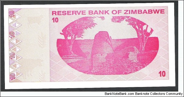 Banknote from Zimbabwe year 2009