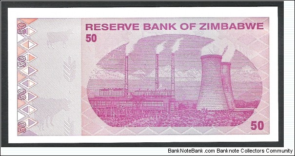 Banknote from Zimbabwe year 2009