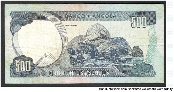 Banknote from Angola year 1972