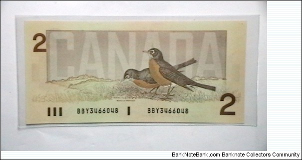 Banknote from Canada year 1986