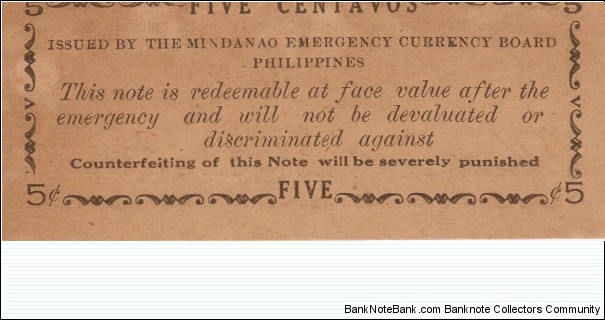 Banknote from Philippines year 1943