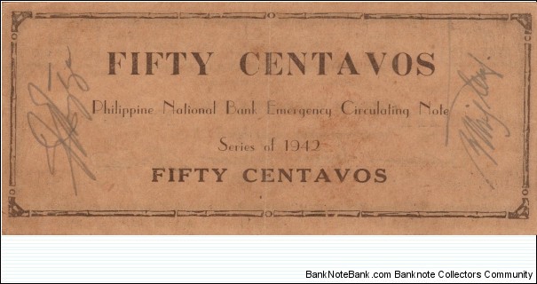 Banknote from Philippines year 1942