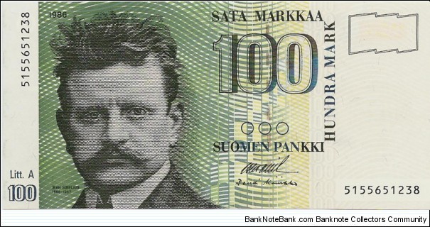 100 Markkaa Banknote