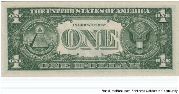 Banknote from USA year 1957