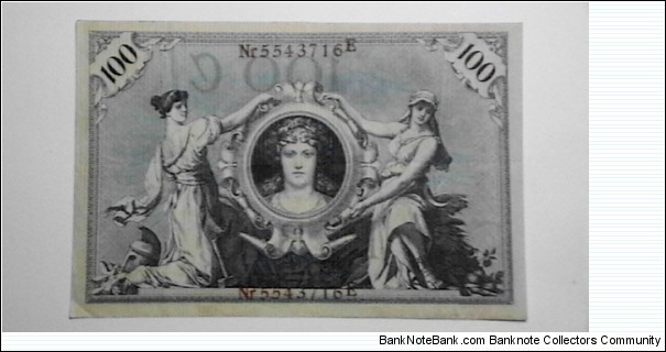 Banknote from Germany year 1908