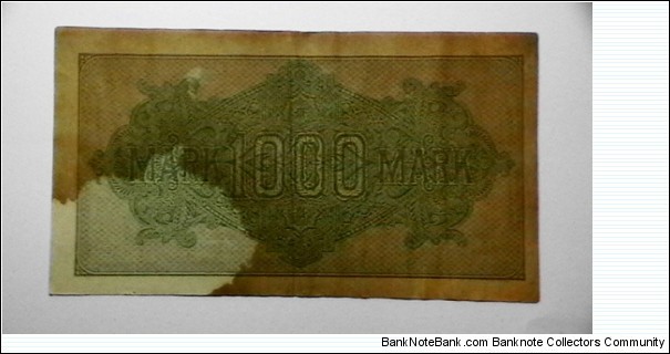Banknote from Germany year 1922
