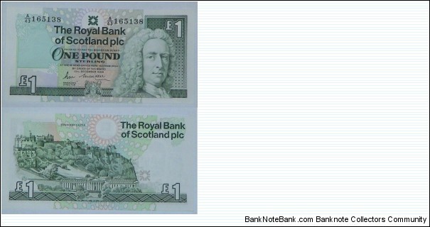 1 Pound. Royal Bank of Scotland PLC. Banknote