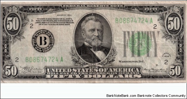 50 dollars Banknote
