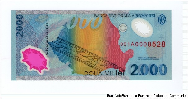 Banknote from Romania year 1999