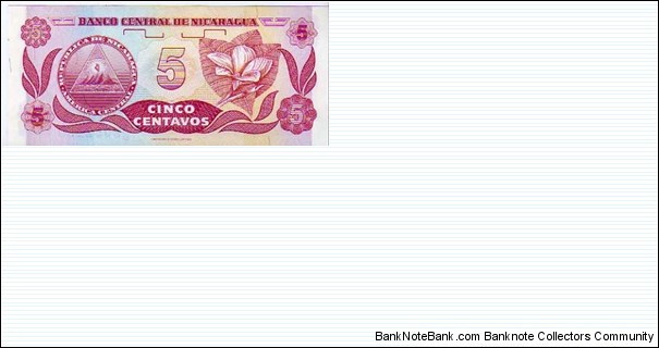 Banknote from Nicaragua year 1991