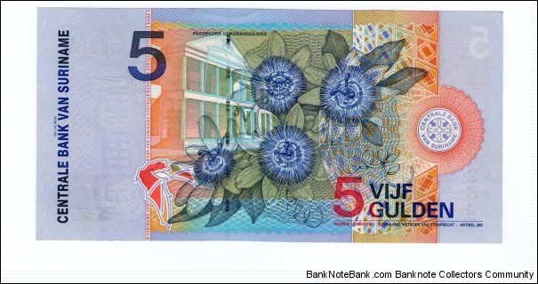 Banknote from Suriname year 2000