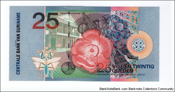 Banknote from Suriname year 2000