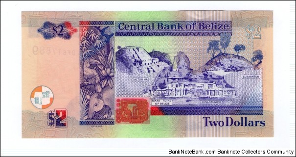 Banknote from Belize year 2007