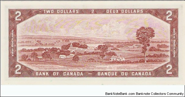 Banknote from Canada year 1954