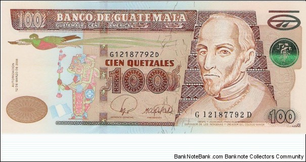 100 Quetzales Banknote