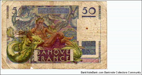 Banknote from France year 1947