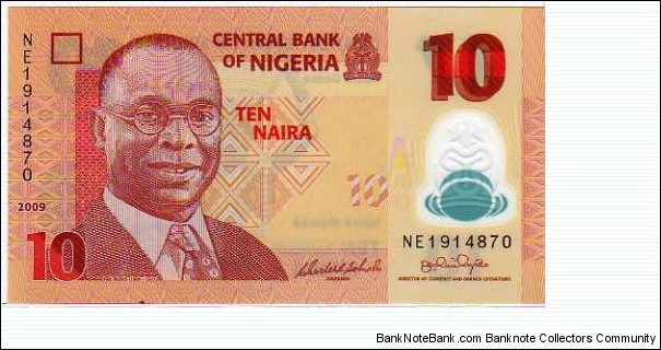 10 Naira __ pk# New __ Polymer Banknote