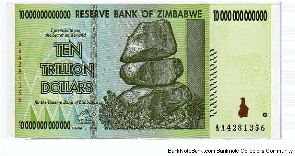 10 Trillion Dollars __ pk# 88 Banknote