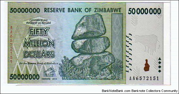 50'000'000 Dollars __ pk# 79 Banknote