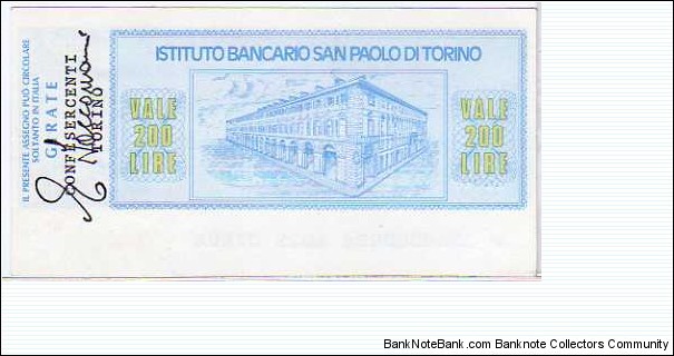 Banknote from Italy year 1976