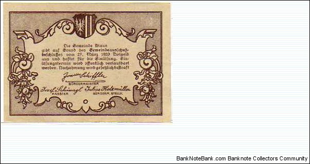 Banknote from Austria year 1920