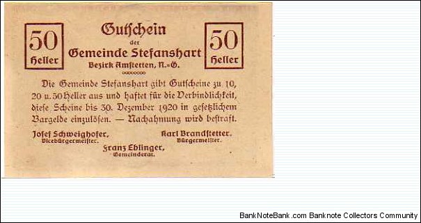 Banknote from Austria year 1920