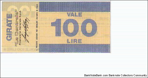Banknote from Italy year 1976
