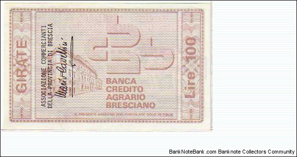 Banknote from Italy year 1976