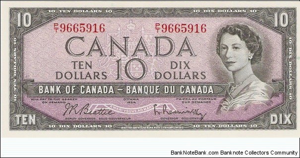 10 Dollars *** Note Nr. 90 *** Banknote