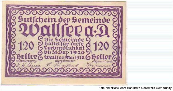 Banknote from Austria year 1920