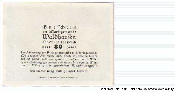 Banknote from Austria year 1920