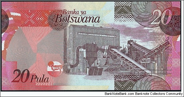 Banknote from Botswana year 2009