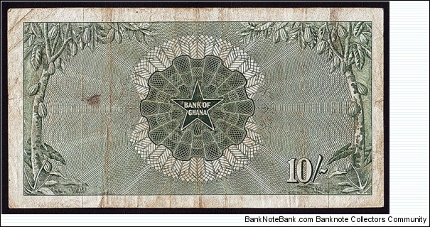 Banknote from Ghana year 1958