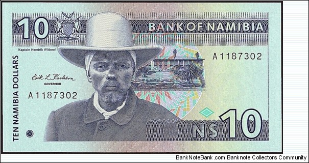 Namibia N.D. 10 Dollars. Banknote