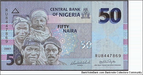 Nigeria 2007 50 Naira. Banknote