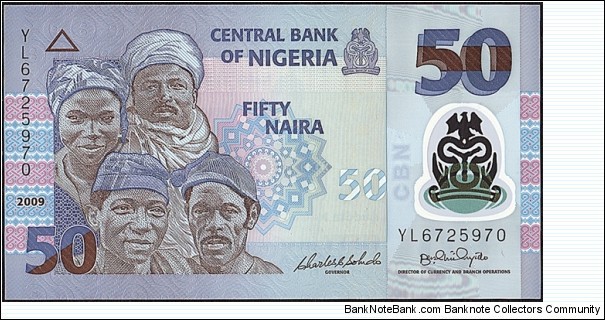 Nigeria 2009 50 Naira. Banknote