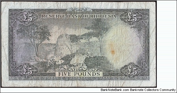 Banknote from Rhodesia year 1964
