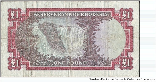 Banknote from Rhodesia year 1968