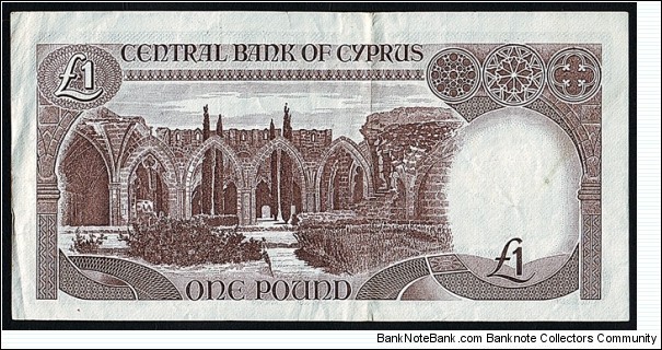 Banknote from Cyprus year 1982