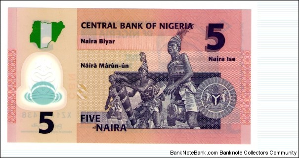 Banknote from Nigeria year 2009